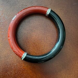 Givenchy vintage black and red bangle